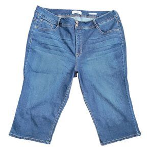 Women's Plus size Angels forever young curvy capri jeans size 24W